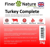 Finer By Nature Turkey Complete Raw 1kg